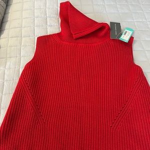 French Connection sleeveless high low sweater